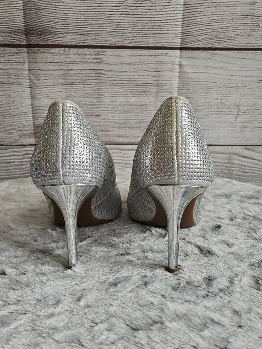 Jessica Simpson Rhinestone Heels, Womens Size 7.5